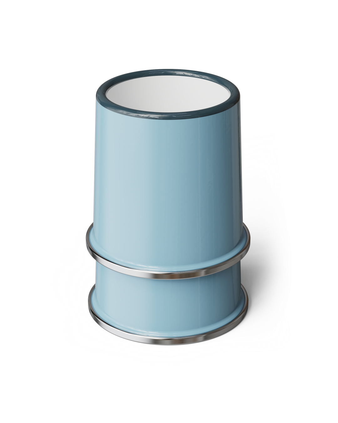 Blue Steel Self-Insulating Cup