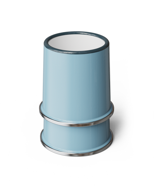 Blue Steel Self-Insulating Cup